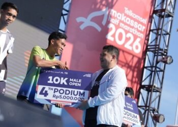 Cukup Berolahraga Warga Makassar Bisa Dapat Hadiah Melalui Aplikasi Makassar Move