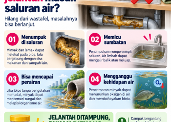 Apa yang Terjadi Jika Minyak Jelantah Masuk ke Saluran Air?
