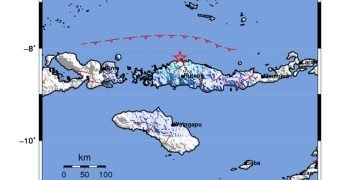 Peta guncangan (shakemap): BMKG