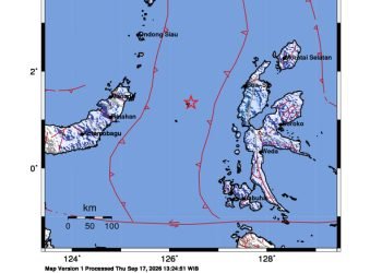 Peta guncangan (shakemap): BMKG