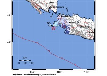 Peta guncangan (shakemap): BMKG