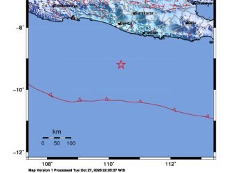 Peta guncangan (shakemap): BMKG