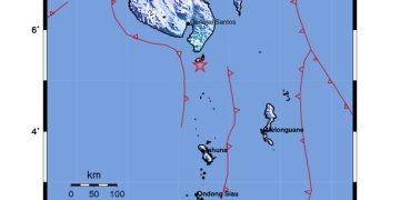 Peta guncangan (shakemap): BMKG